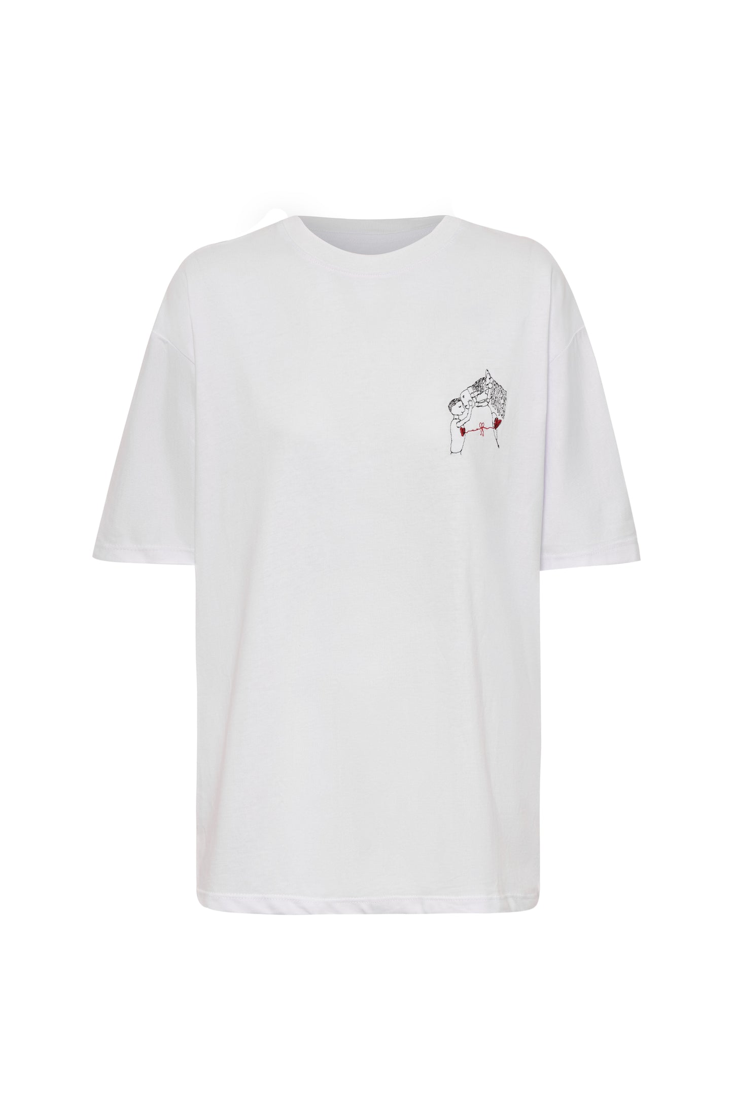 CAMISETA BLANCA MI CABALLO Y YO