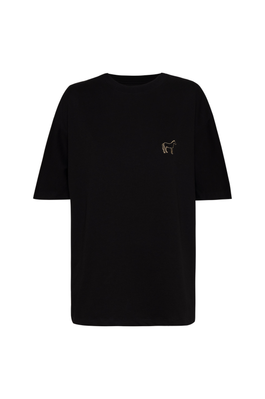 DÚO CAMISETAS NEGRA CABALLO