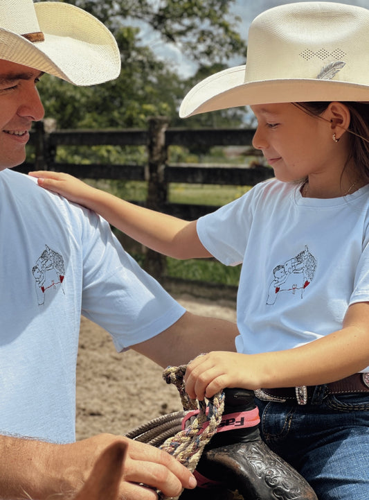 KIDS- CAMISETA BLANCA MI CABALLO Y YO