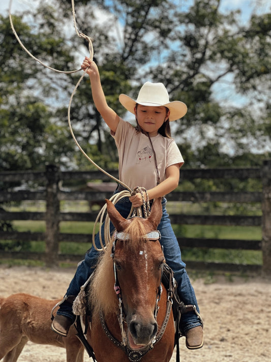 KIDS-CAMISETA ARENA MI CABALLO Y YO