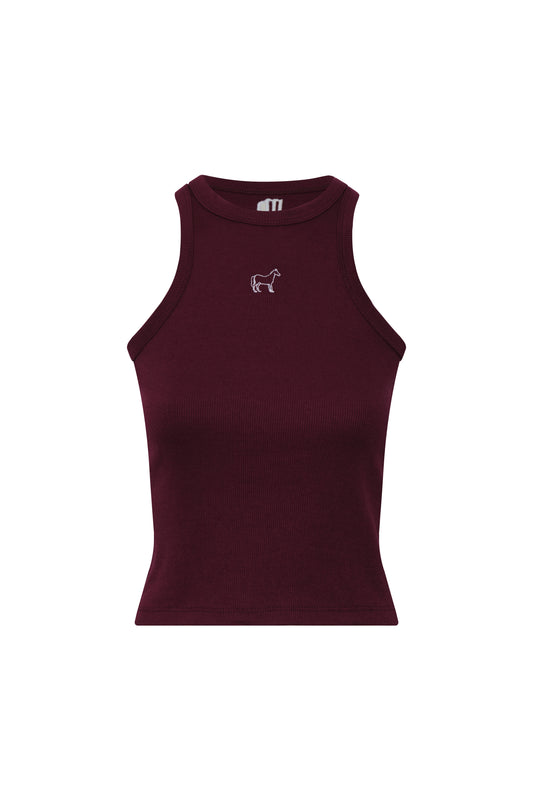 TANKTOP BURGUNDY CABALLO