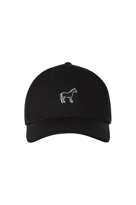 GORRA NEGRA CABALLO
