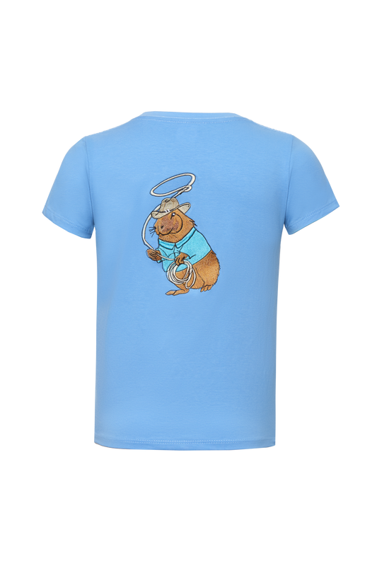KIDS CAMISETA AZUL LAZO