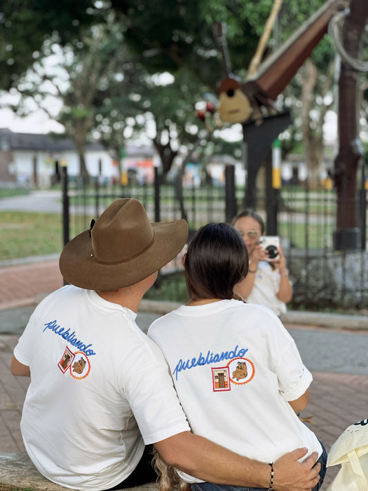 CAMISETA IVORY PUEBLIANDO